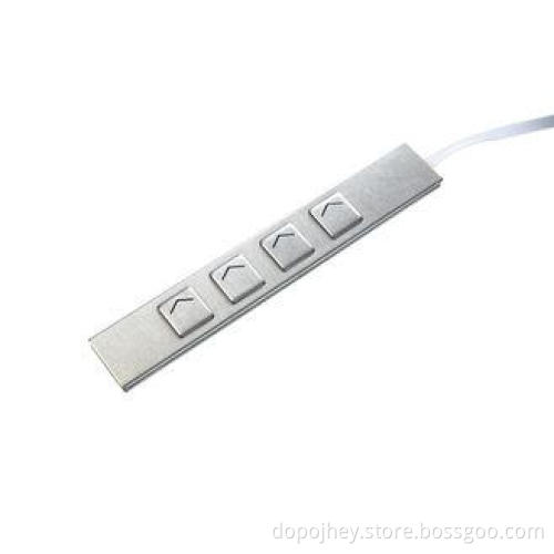 Rugged Vandalproof ATM Parts , Metal Numeric Keypad For Kio